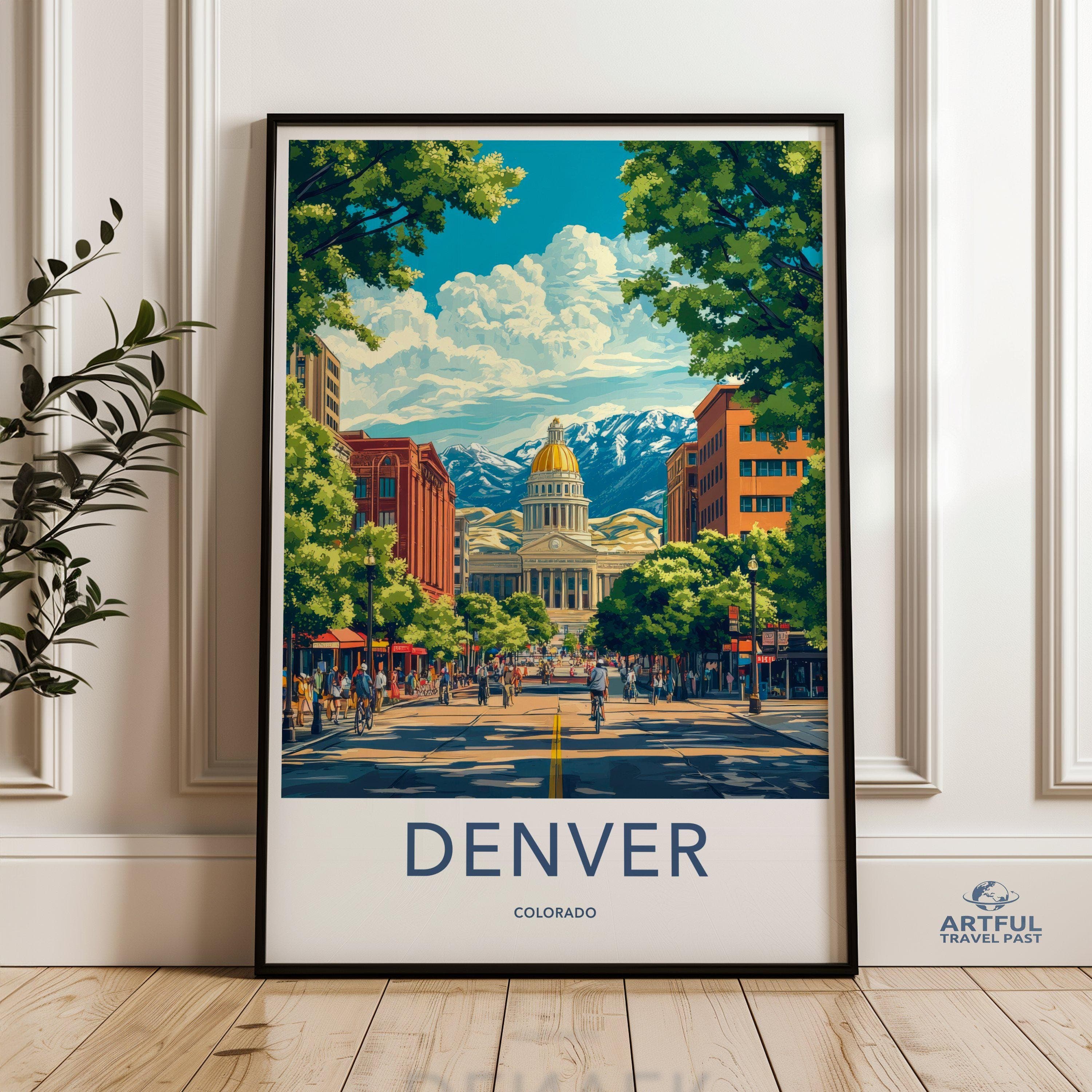 Denver Poster - Colorado Wall Art