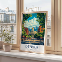 Denver Poster - Colorado Wall Art