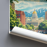 Denver Poster - Colorado Wall Art