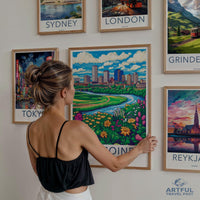 Des Moines Poster - Iowa Wall Art
