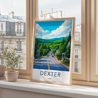 Dexter Poster - Maine Wall Art