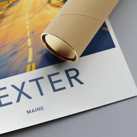 Dexter Travel Poster - Maine Wall Art