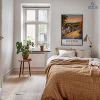 Dexter Travel Poster - Maine Wall Art