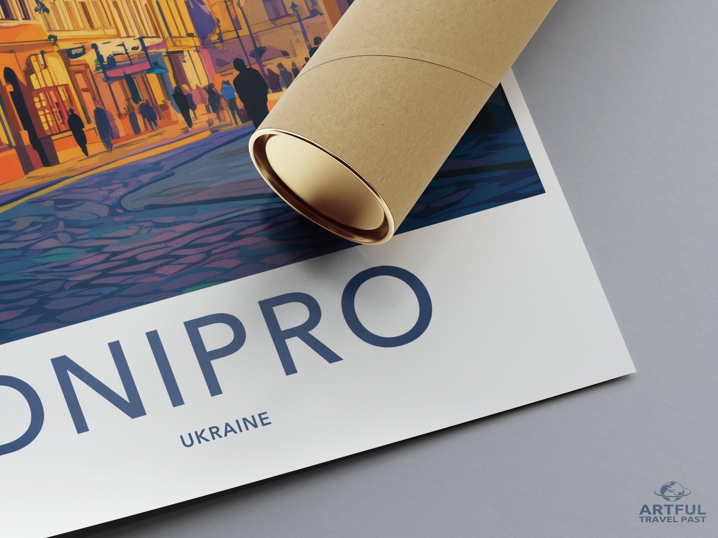 Dnipro Poster - Ukraine Wall Art