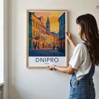 Dnipro Poster - Ukraine Wall Art