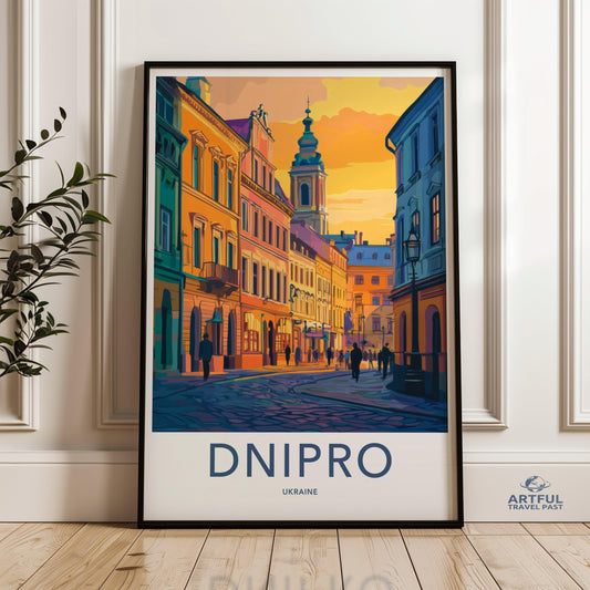 Dnipro Poster - Ukraine Wall Art