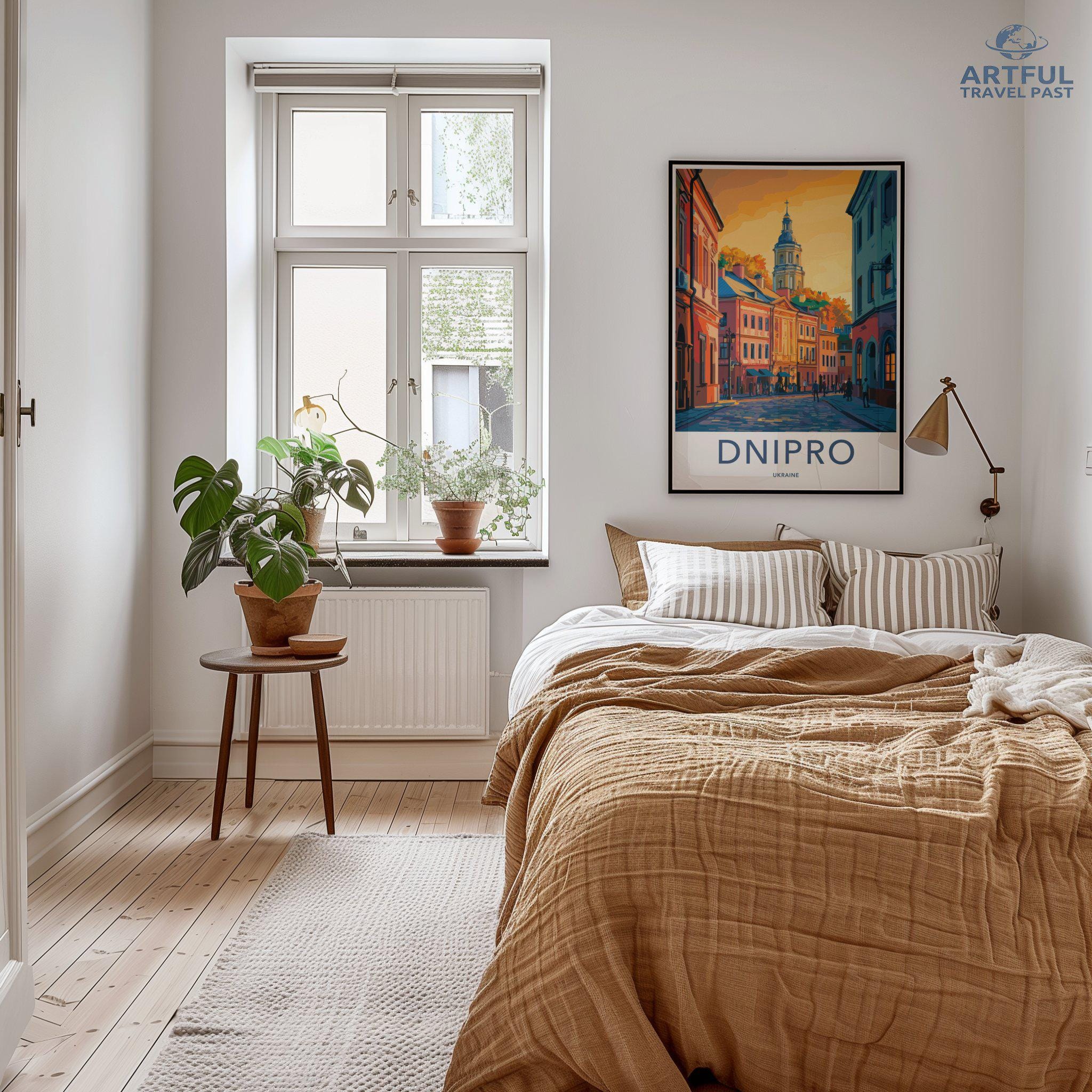 Dnipro Poster | Ukraine Wall Art | Europe Decor