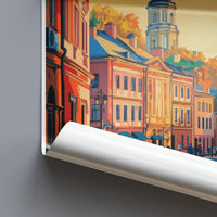 Dnipro Poster | Ukraine Wall Art | Europe Decor