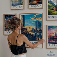 Docklands London Poster - England Wall Art