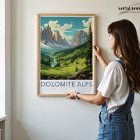 Dolomite Alps Poster - Italy Wall Art