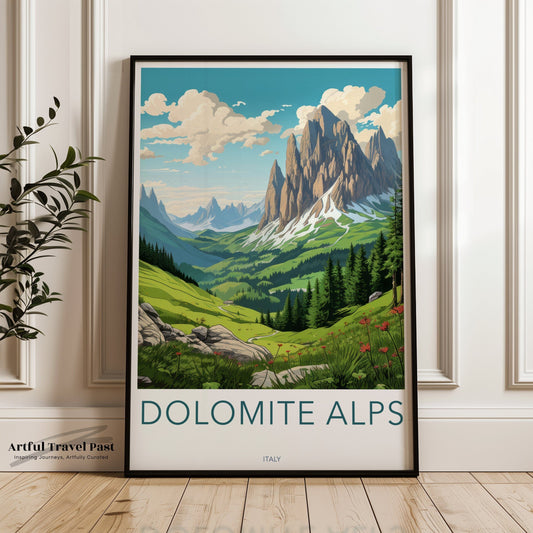 Dolomite Alps Poster - Italy Wall Art