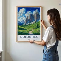 Dolomites Alps Poster - Italy Wall Art