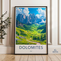 Dolomites Alps Poster - Italy Wall Art