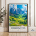 Dolomites Alps Poster - Italy Wall Art