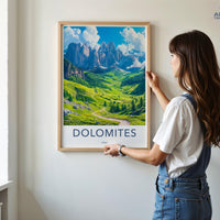 Dolomites Alps Poster - Italy Wall Art