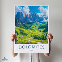 Dolomites Alps Poster - Italy Wall Art