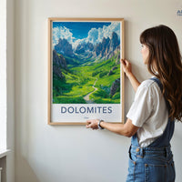 Dolomites Poster - Italy Wall Art