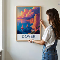 Dover Poster | England Wall Art | UK Decor