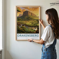 Drakensberg Poster | South Africa Wall Art