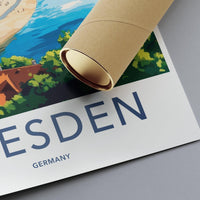 Dresden Poster | Germany Wall Art | Europe Decor
