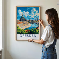 Dresden Poster | Germany Wall Art | Europe Decor