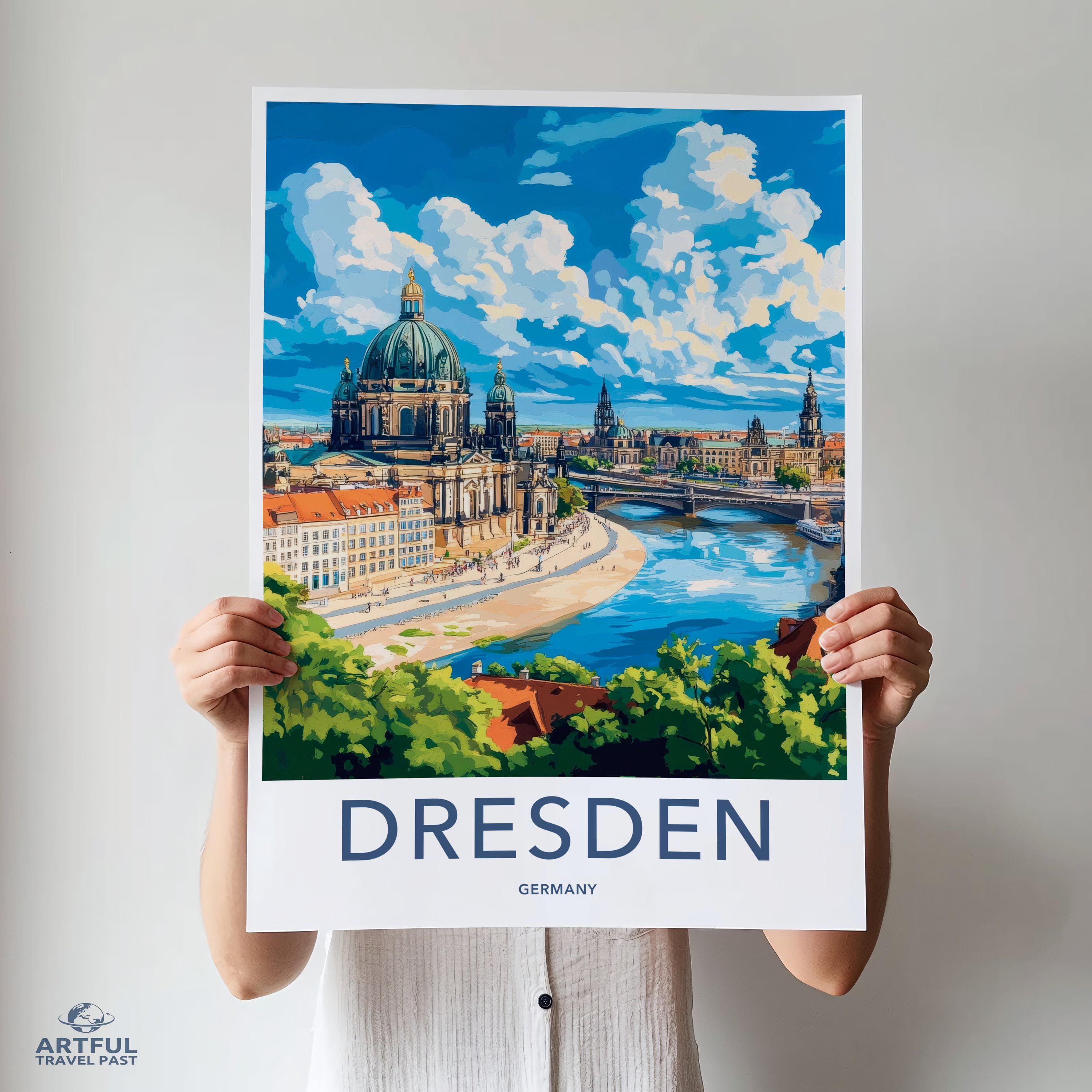 Dresden Poster | Germany Wall Art | Europe Decor