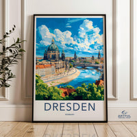 Dresden Poster | Germany Wall Art | Europe Decor