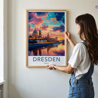 Dresden Poster | Germany Wall Art | Europe Decor
