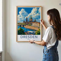 Dresden Poster | Germany Wall Art | Europe Decor