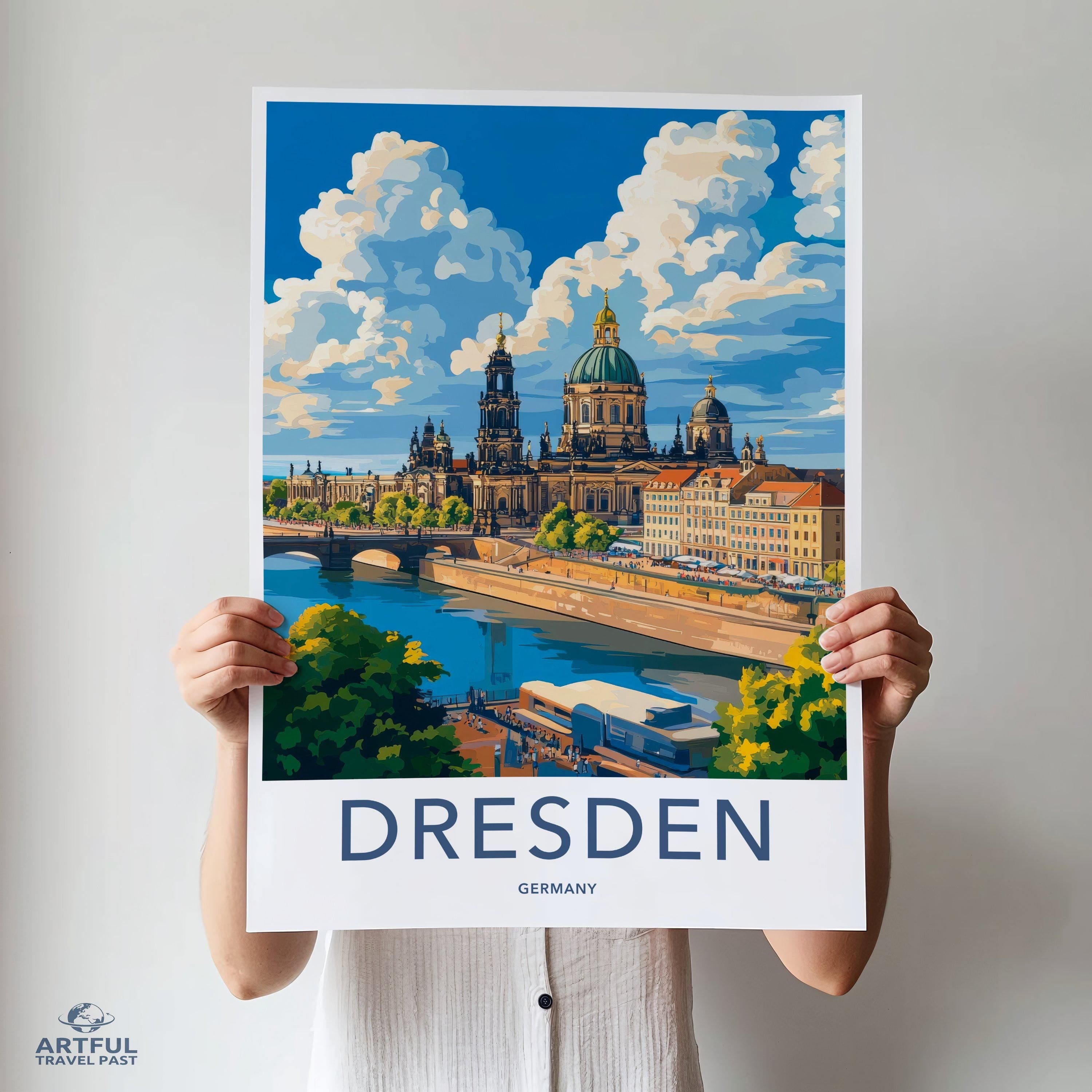 Dresden Poster | Germany Wall Art | Europe Decor