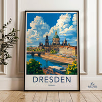 Dresden Poster | Germany Wall Art | Europe Decor