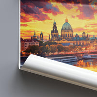 Dresden Poster | Germany Wall Art | Europe Decor