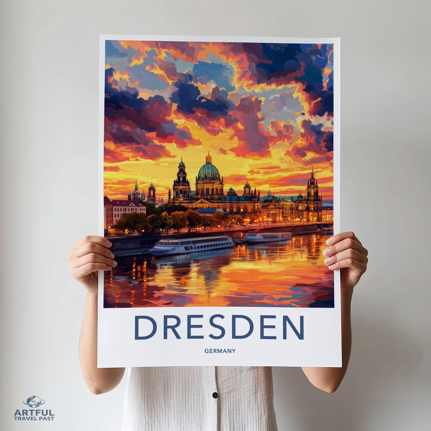 Dresden Poster | Germany Wall Art | Europe Decor