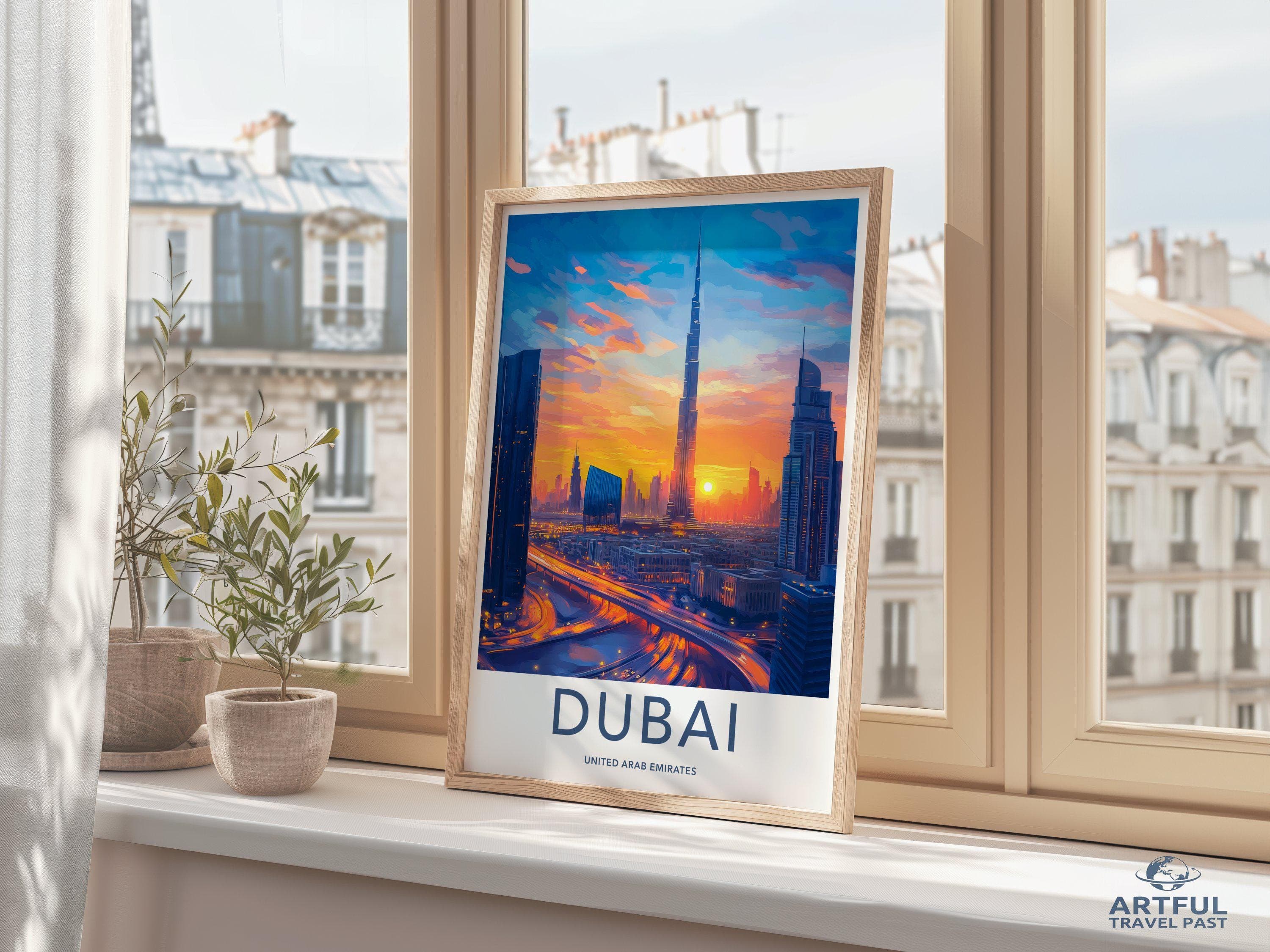 Dubai Poster - UAE Wall Art