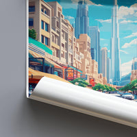 Dubai Poster | United Arab Emirates Wall Art