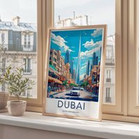 Dubai Poster | United Arab Emirates Wall Art