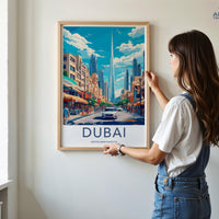 Dubai Poster | United Arab Emirates Wall Art