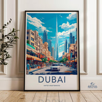 Dubai Poster | United Arab Emirates Wall Art