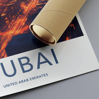 Dubai Poster | United Arab Emirates Wall Art