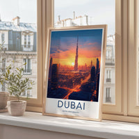 Dubai Poster | United Arab Emirates Wall Art