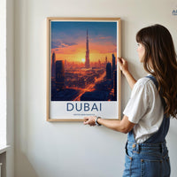 Dubai Poster | United Arab Emirates Wall Art
