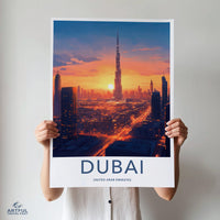 Dubai Poster | United Arab Emirates Wall Art