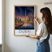 Dubai Poster | United Arab Emirates Wall Art