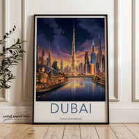 Dubai Poster | United Arab Emirates Wall Art
