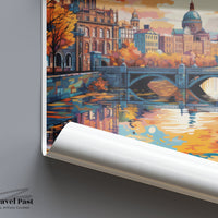 Dublin Poster - Ireland Wall Art
