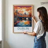 Dublin Poster - Ireland Wall Art