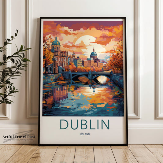 Dublin Poster - Ireland Wall Art