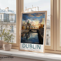 Dublin Poster | Ireland Wall Art | Europe Decor