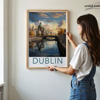 Dublin Poster | Ireland Wall Art | Europe Decor