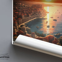 Dubrovnik Poster - Croatia Wall Art